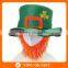 Factory Directly Sale St Patrick's Day Hat With Beard