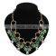 Blue Green Pink Vintage Choker Collar Pendant Statement Necklace Women Necklaces & Pendants Fashion Necklaces for Women 2014