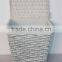 square customized wood chip laundry basket