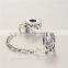 New Design Victoria Silver Safty Chain Women Charm 925 silver Jewellery For Bracelet