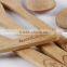 bamboo multifunctional spoon with logo engraved on spoon handle