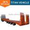 Titan heavy hydraulic four axle 120ton lowboy trailer for sale