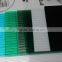 Top selling Polycarbonate curve waterproof outdoor plastic composite garden fence panels
