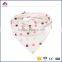 High quality double layers Cotton Burp Cloths Lovely Cartoon Bandana dribble bibs