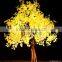 Waterproof wedding decoration Led ginkgo trees artificial outdoor lighting trees
