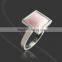 gemstone rings for anniversary for party high quality stainless steel