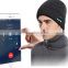 New Soft Unisex Warm Beanie Hat Wireless Music Bluetooth Smart Cap Headphone Headset Speaker Mic Handfree for iphone 6s for s6