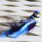 fake bird toy decoration blue feather birds artificial decorative