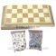 chess&checker game set 3 in 1 chess set & backgamon set