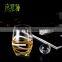 330ml lead free novelty drinking glass with egg shaped
