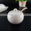 Factory Custom Design Your Own Dinnerware Porcelain Cruet Bottle / Plate With Lid / Milk Jug Ceramic Used Restaurant Dinnerware