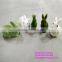 H080620 artificial decorative moss green grass rabbit decorative easter rabbits