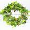 vertical garden wall hanging 240cm Long cheap make fake recycling plastic PE red dot everygreen vine artificial plant EMX10 3028