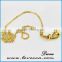 Most popular fashion wholesale gold micro pave bracelet