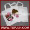Topjlh hot custom logo printed non woven tote bag sublimation