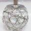 round crystal tea light candle holder
