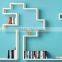 Facrory supply Acrylic new design livingroom bedroom wall bookshelf modern bookshelf