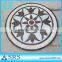 Waterjet marble tile medallion