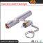 D3 Q5 Led 150LM AAA Battery Stainless Steel Flashlight Mini Light Pen Torch With Gift Box