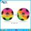 2017 New design rainbow color kid pvc toy ball