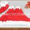 High quality christmas decorated santa hat