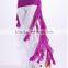 Symmetric ruffle overskirt for belly dance