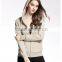 Gym plain sports wear zipper up hoodies sweatshirt women wholesale hoodies