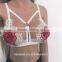 sexy underwear woman transparent nighty photos lingerie sexy hotlace triangle bra sheer bra flower embroidery bra