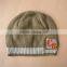 knitted beret hat