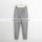 OEM factory 100% cotton men pants with side pockets and logo print