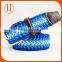 Custom woman cheap alloy pin buckles braided fashion cotton belts