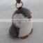 Myfur New Design Rabbit Fur Penguin Cute Bag Charm for Girls' Fashion Handbag