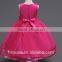 2017 New Arrival Kids Fancy Wedding Matt Satin Dress Baby Girl Evening Party Skirt