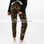 Joggers Camouflage Plush Womens Khaki Work Pants With Elastic Rope