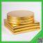 Round and square shape gold paper tray