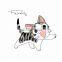 2016 Wholesale Cartoon Cat Sofa Printed Pillow Cotton And Linen Cushion Case