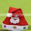 Hot sale custom plush unisex cute funny christmas hat for adults children