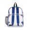 Transparent Security Backpack All Clear Stadium Safety Travel Rucksack with Black Trim