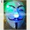 Plastic V for Vendetta Halloween Masquerad Dance Led Party Masks HPC-0474
