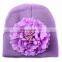 2017 new fashion Baby chrysanthemum baby knitting hat warm ear baby cap