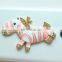Trendy colorful Crystal Animal Toy Hobbyhorse Enamel Brooch Pin Horse Decoration Garment Accessories