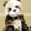 handmade realistic movable smile panda plush stuff toys wild life