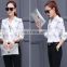 Latest Shirt Designs For Women Long Sleeve Starfish Printed Lady Blouse Office Chiffon Shirt
