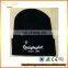 Knitted Embroidery Beanie 100% Acrylic Made Low MOQ Jacquard Woven Logo