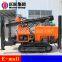 Crawler type pneumatic well drilling machine, 180 meters well drilling machine, fast speed.