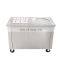 NSF and UL fried ice cream machine with double flat square pan