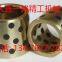 Graphite copper sleeve High-force brass bushing oil-free self-lubricating bearing wear-resistant Injection machine copper sleeve linear bearing