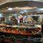 380V / 220V / 110V Sushi Conveyor Belt System With Led Light