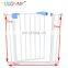 Provides safety in extra-wide spaces metal baby safety gate