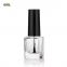 6ml Square Transparent Clear Empty Nail Polish Bottle with Black Cap Glass Bottle with Brush